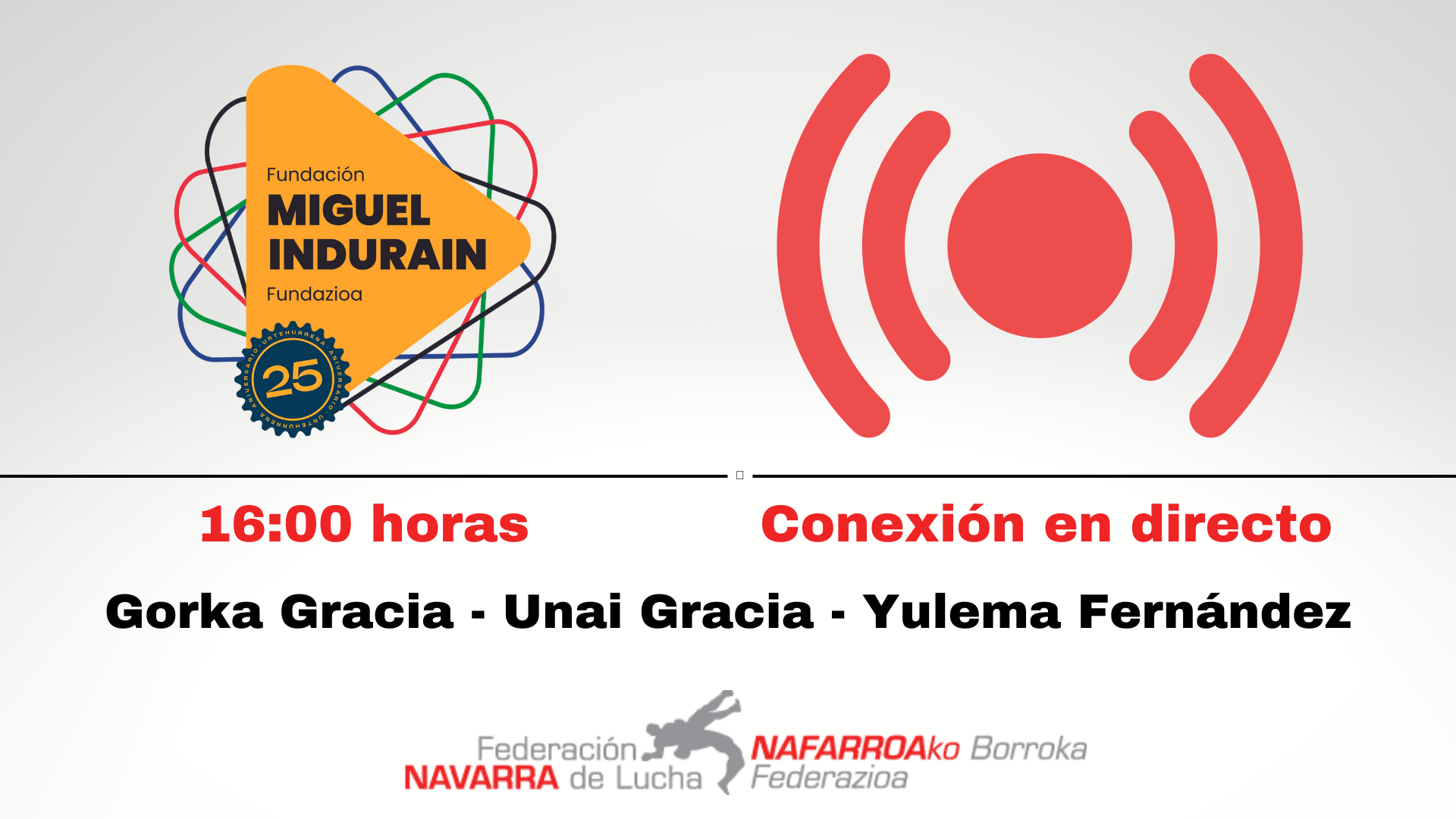 Videoconferencia con Ibai Gracia, Gorka Gracia y Yulema Fernández